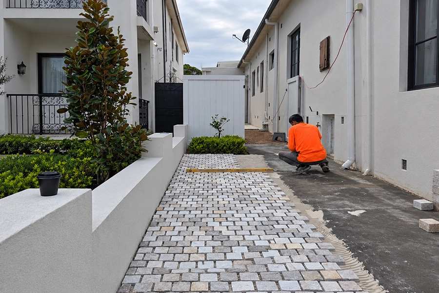 outdoor tiling